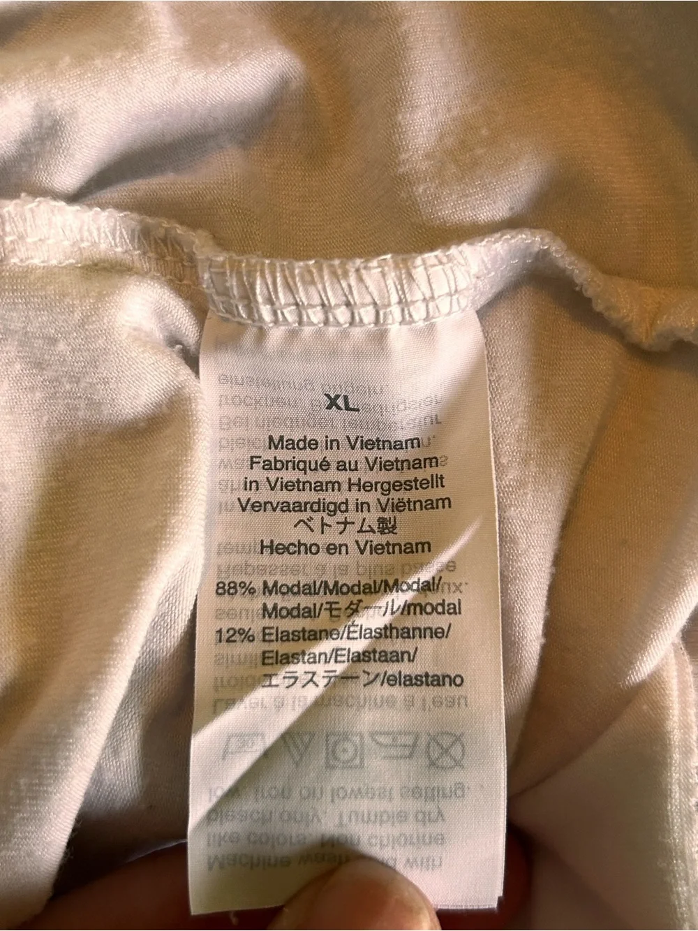 J. Crew 365 Women’s White Modal Short Sleeve Crew Neck Tee